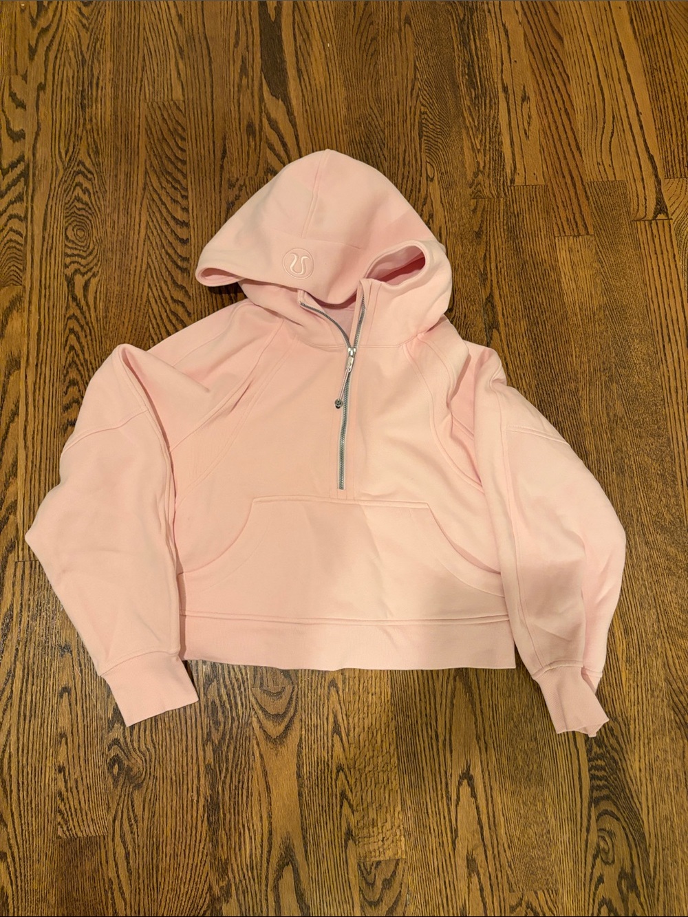 Lululemon Scuba Strawberry Milkshake Oversized Half Zip Hoodie